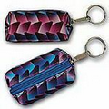 Black/Blue/Purple Globi 3D Lenticular Key Chain Purse (Geometric)